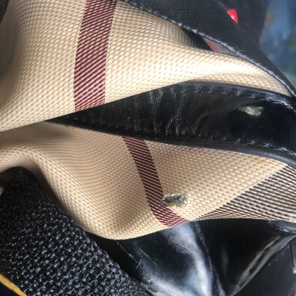 VINTAGE Burberry Purse BIG LOGO Brown - Picture 16 of 16